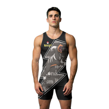 Pokemon Mega Houndoom Wrestling Singlet