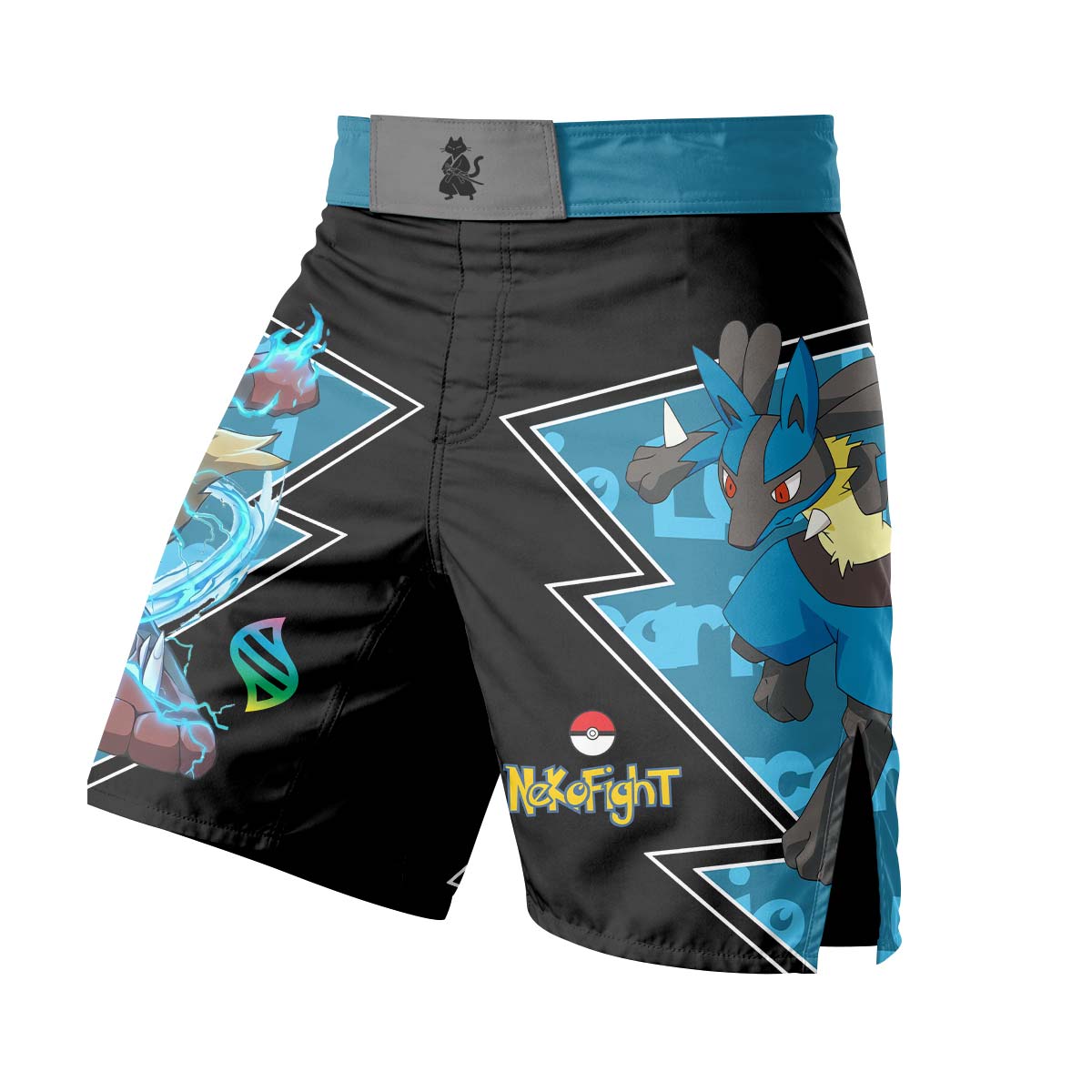 Pokemon Mega Lucario Fight Shorts