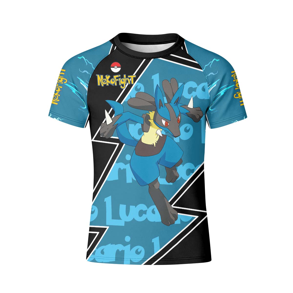 Pokemon Mega Lucario Kid Rash Guard
