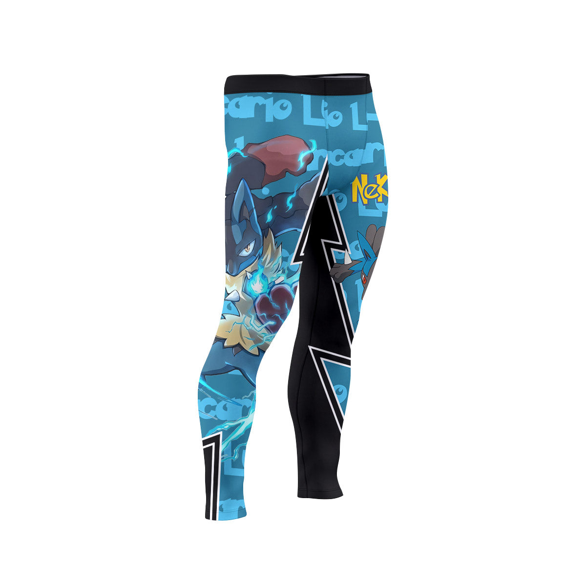  Pokemon Mega Lucario Men's Compression Leggings