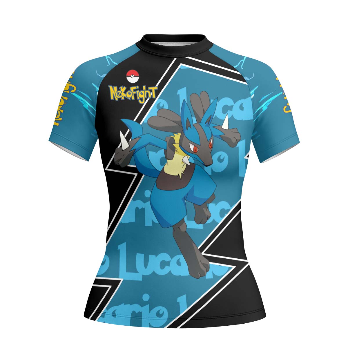 Pokemon Mega Lucario Rash Guard