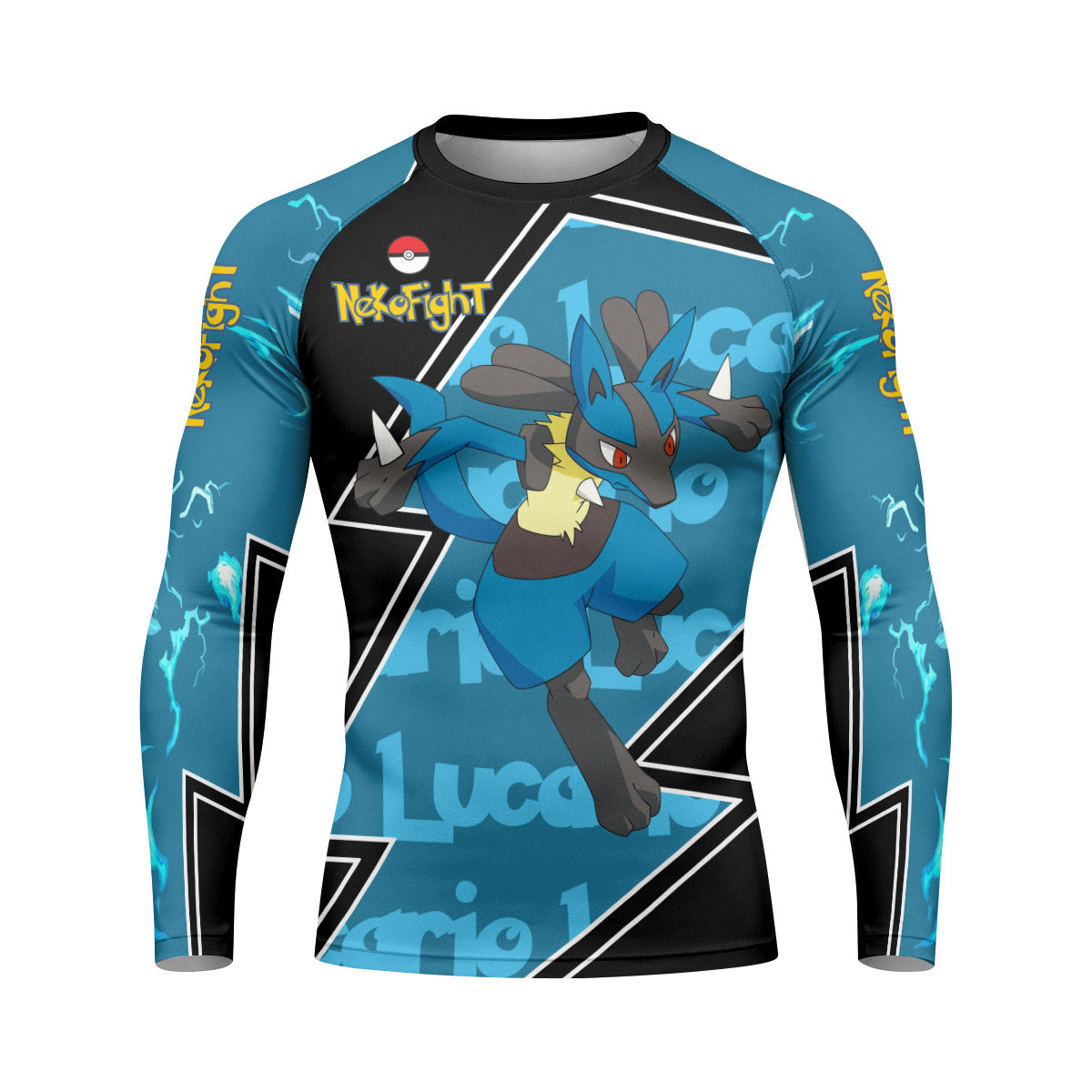 Pokemon Mega Lucario Rash Guard