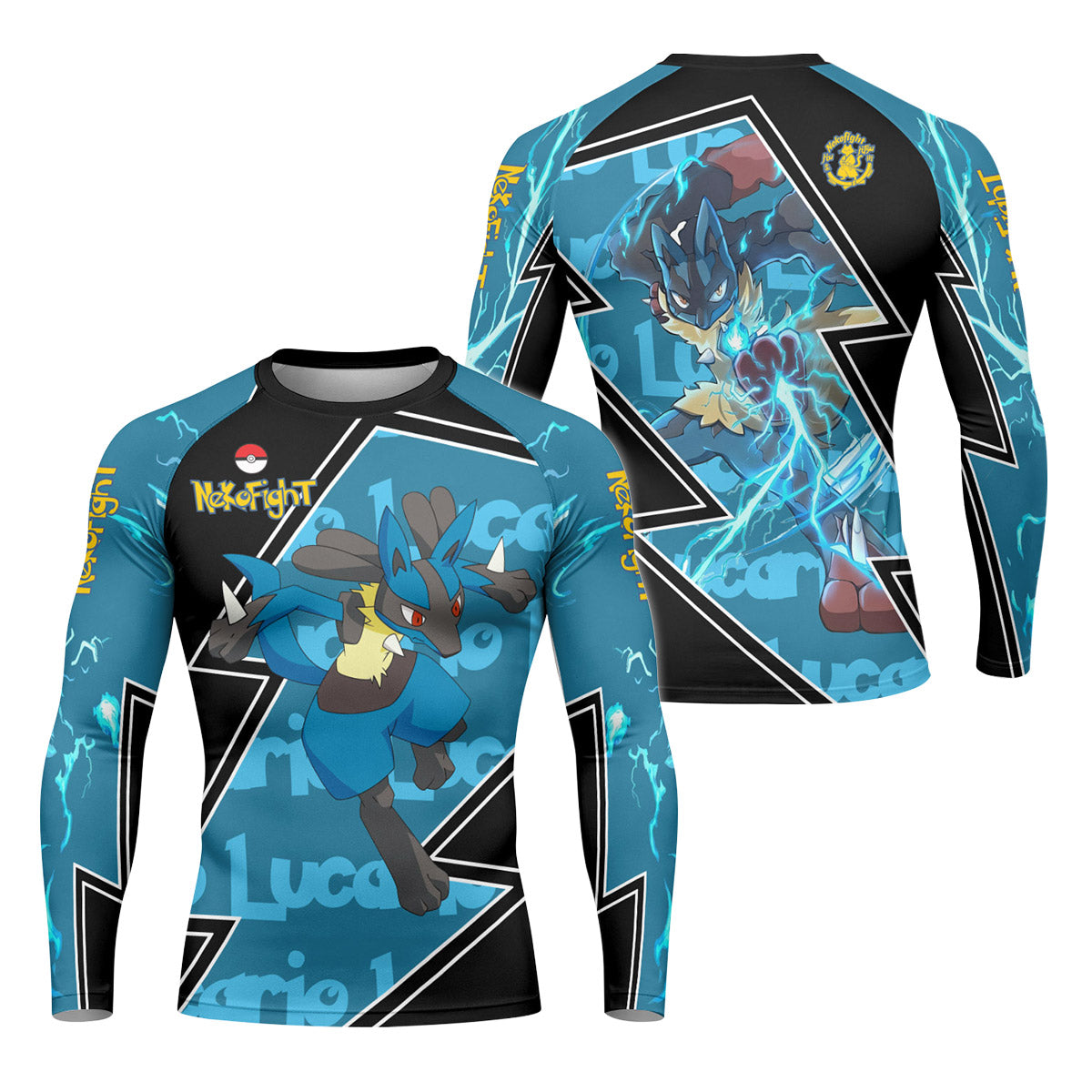Pokemon Mega Lucario Rash Guard