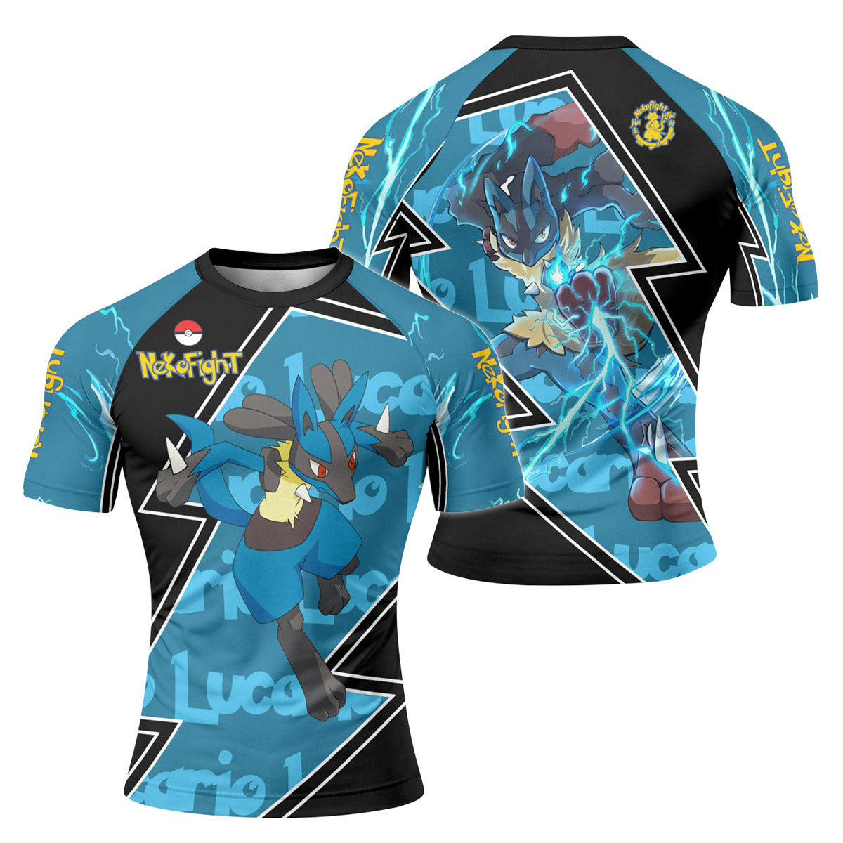 Pokemon Mega Lucario Rash Guard