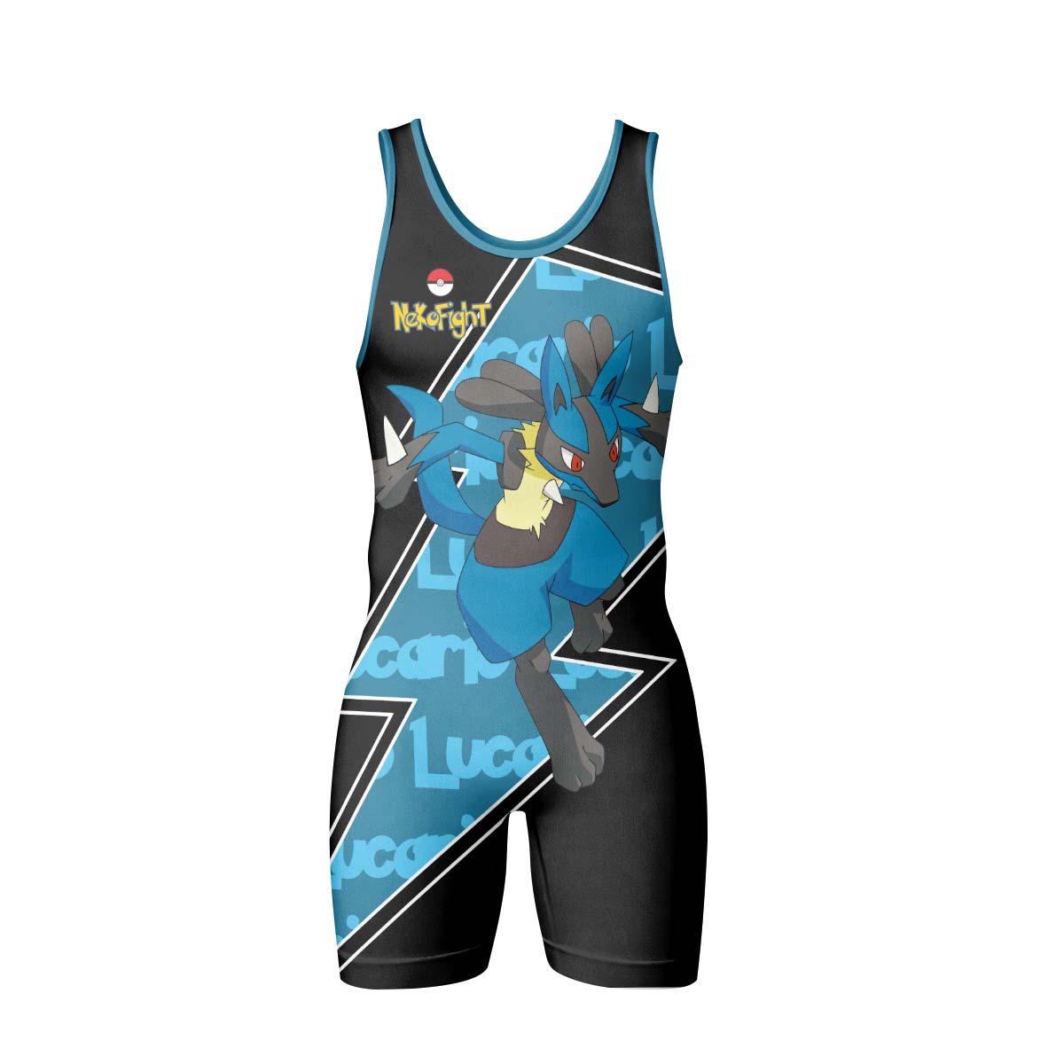 Pokemon Mega Lucario Wrestling Singlet