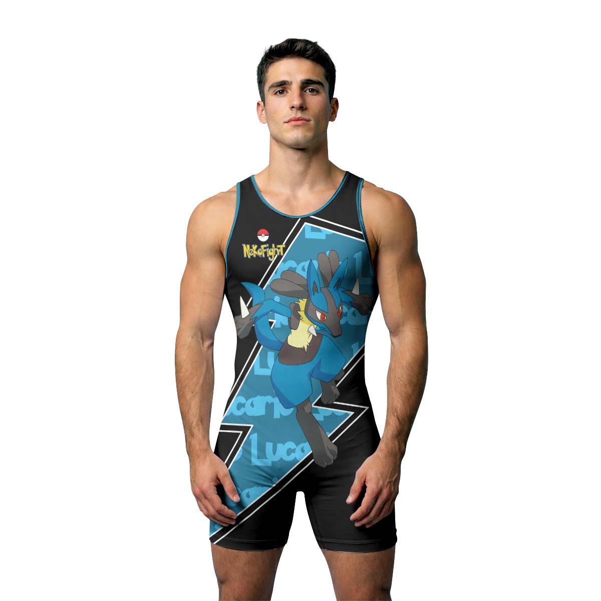 Pokemon Mega Lucario Wrestling Singlet