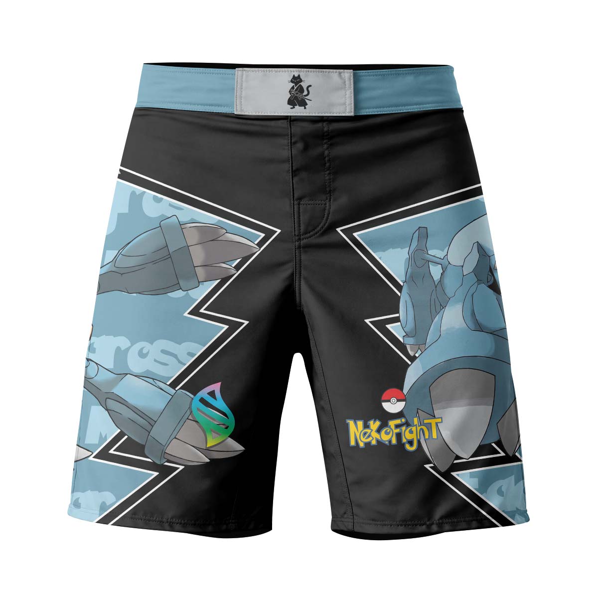 Pokemon Mega Metagross Fight Shorts