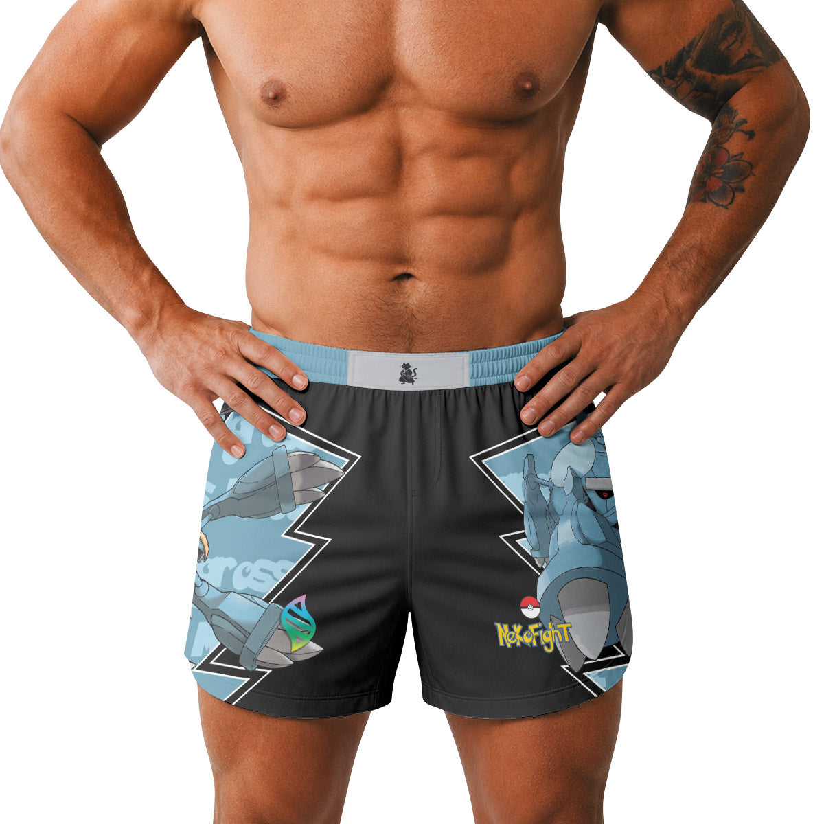 Pokemon Mega Metagross Grappling Shorts