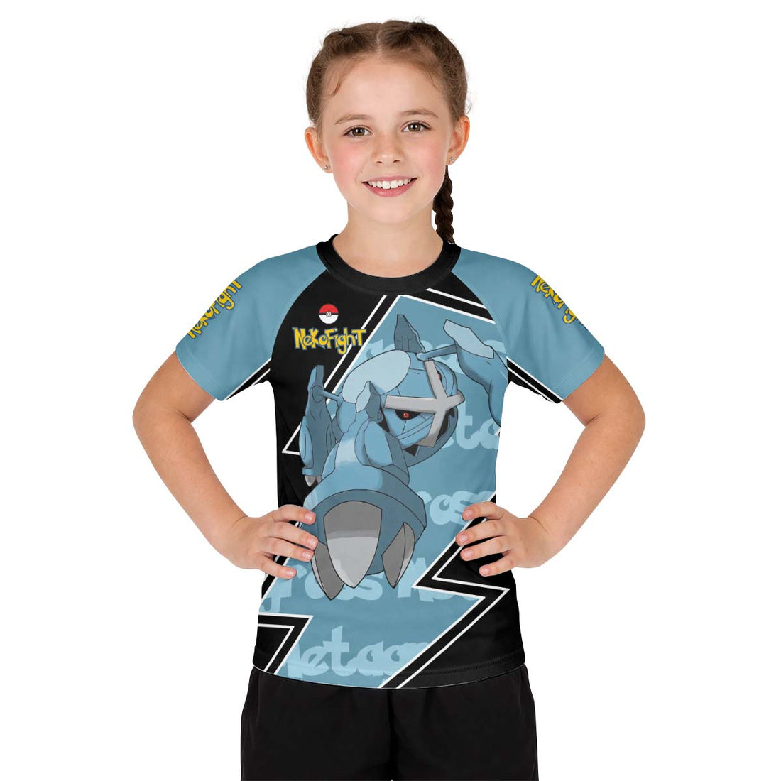 Pokemon Mega Metagross Kid Rash Guard
