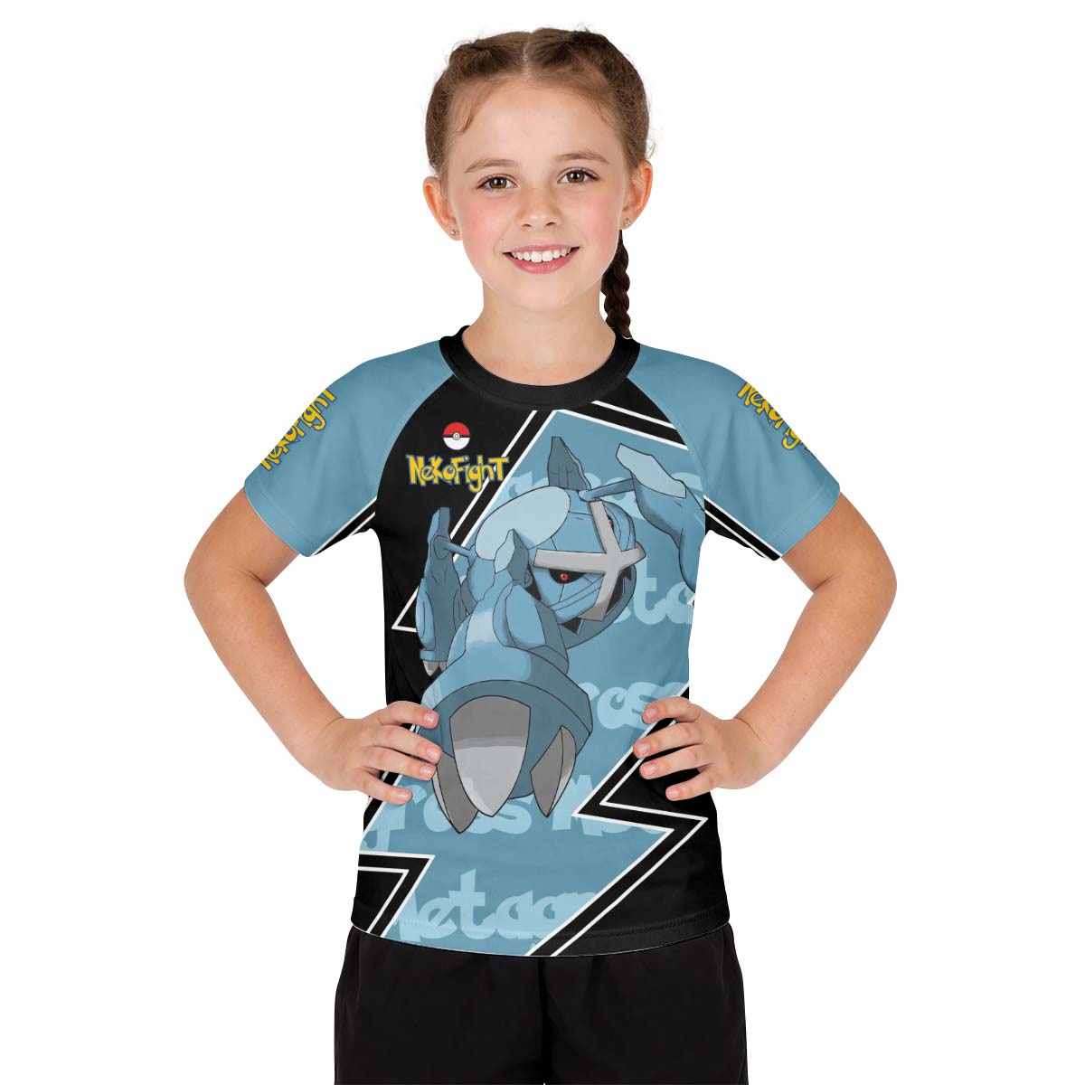 Pokemon Mega Metagross Kid Rash Guard