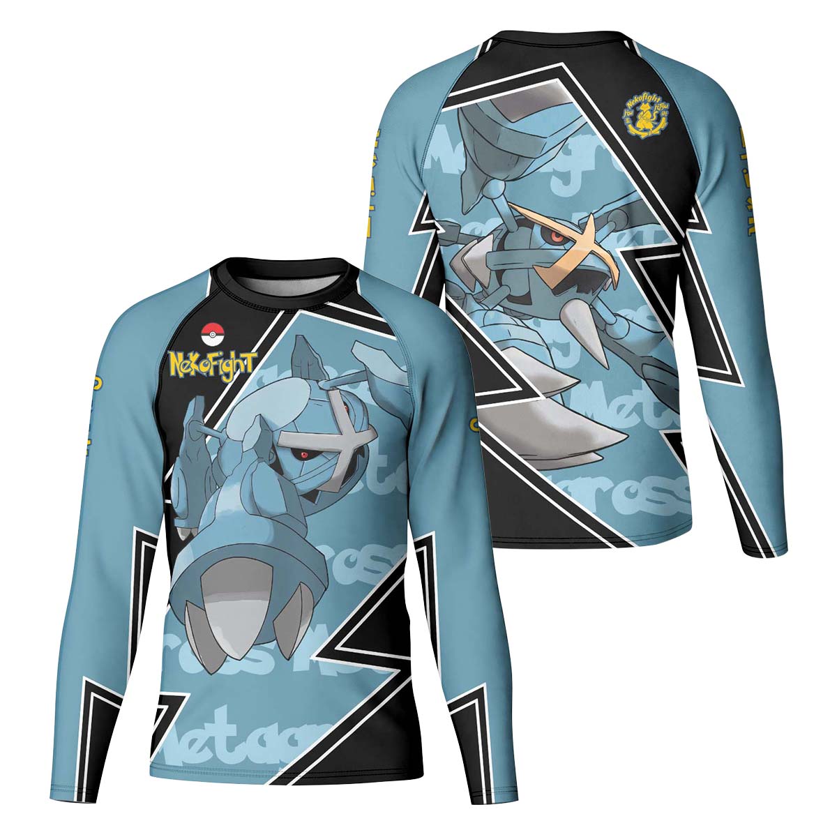 Pokemon Mega Metagross Kid Rash Guard