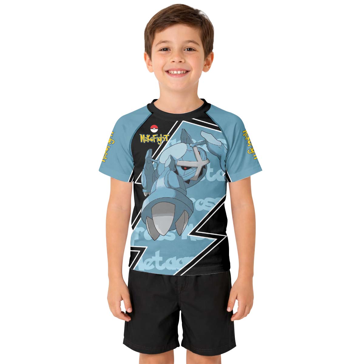 Pokemon Mega Metagross Kid Rash Guard
