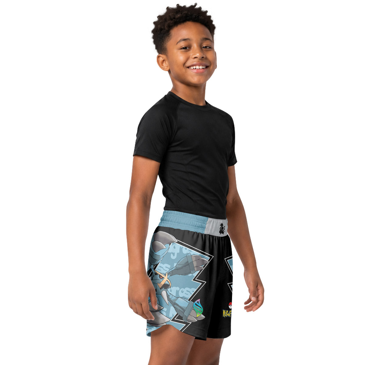 Pokemon Mega Metagross Kids Grappling Shorts