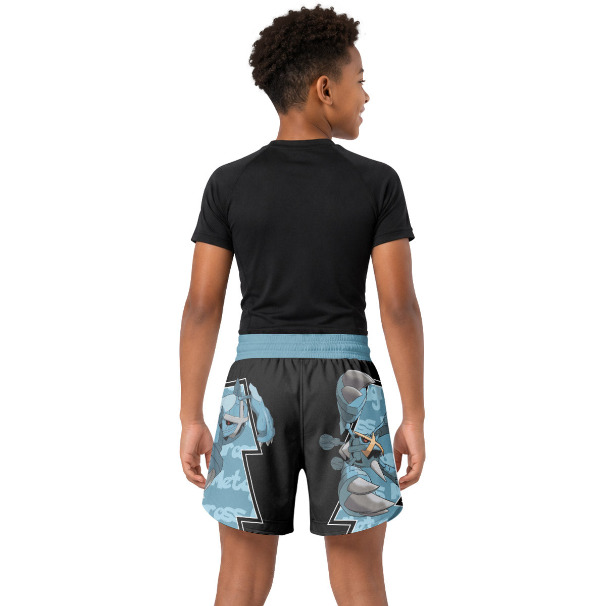 Pokemon Mega Metagross Kids Grappling Shorts
