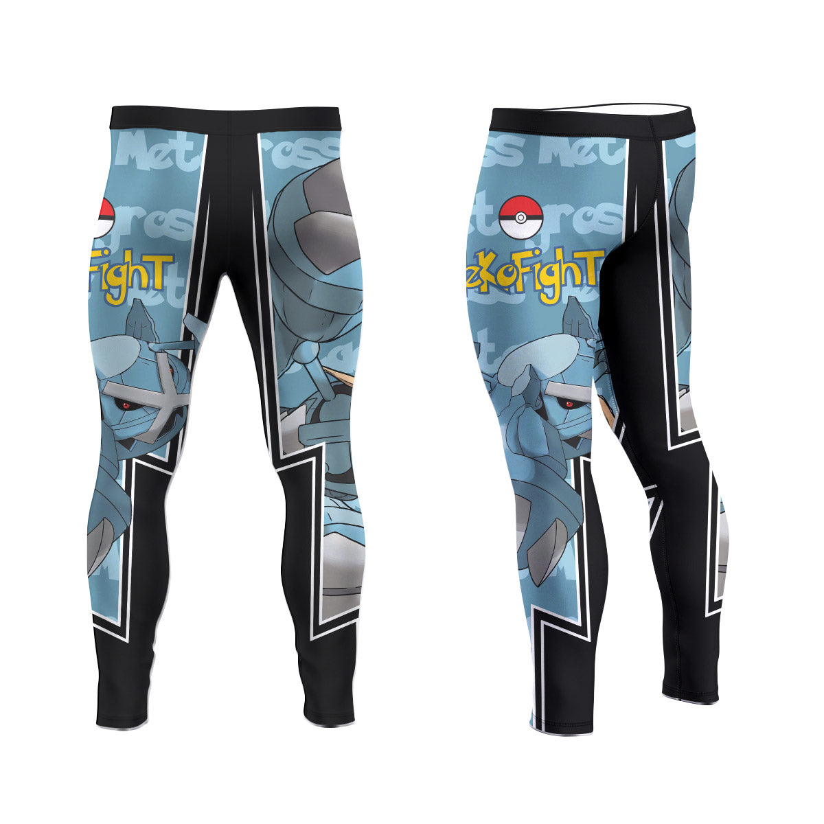  Pokemon Mega Metagross Men's Compression Leggings