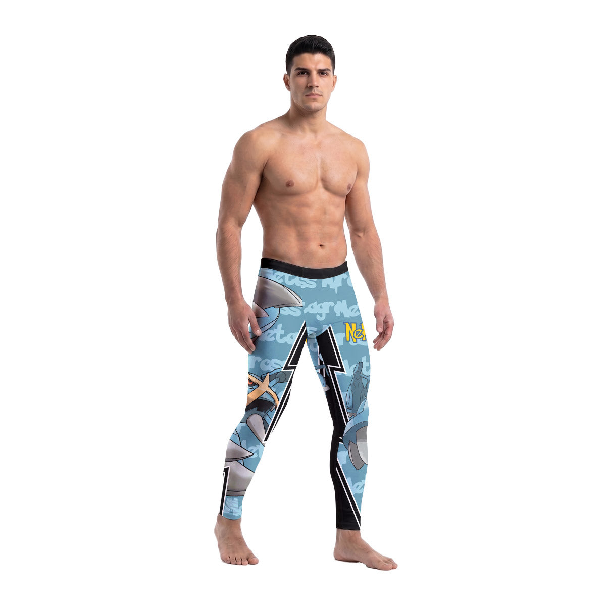 Pokemon Mega Metagross Men's Compression Leggings