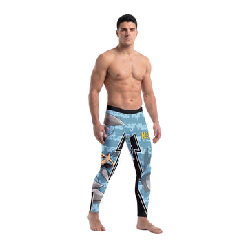  Pokemon Mega Metagross Men's Compression Leggings