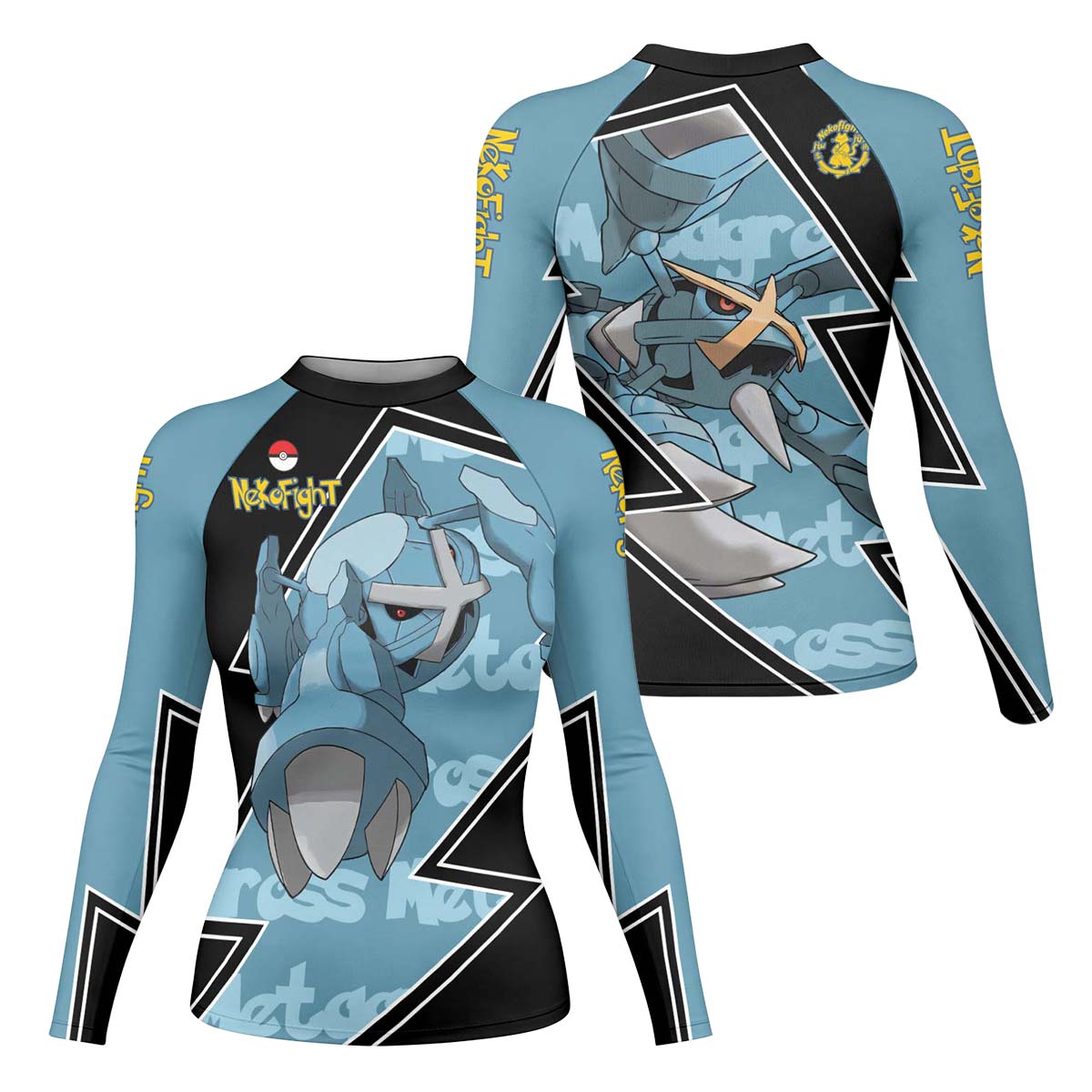 Pokemon Mega Metagross Rash Guard