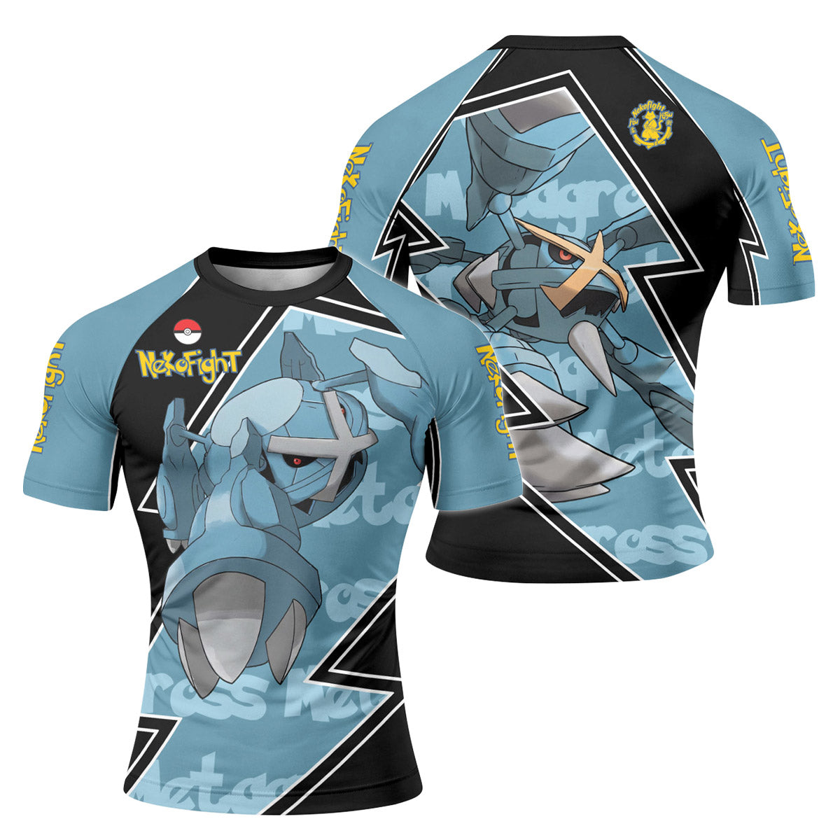 Pokemon Mega Metagross Rash Guard