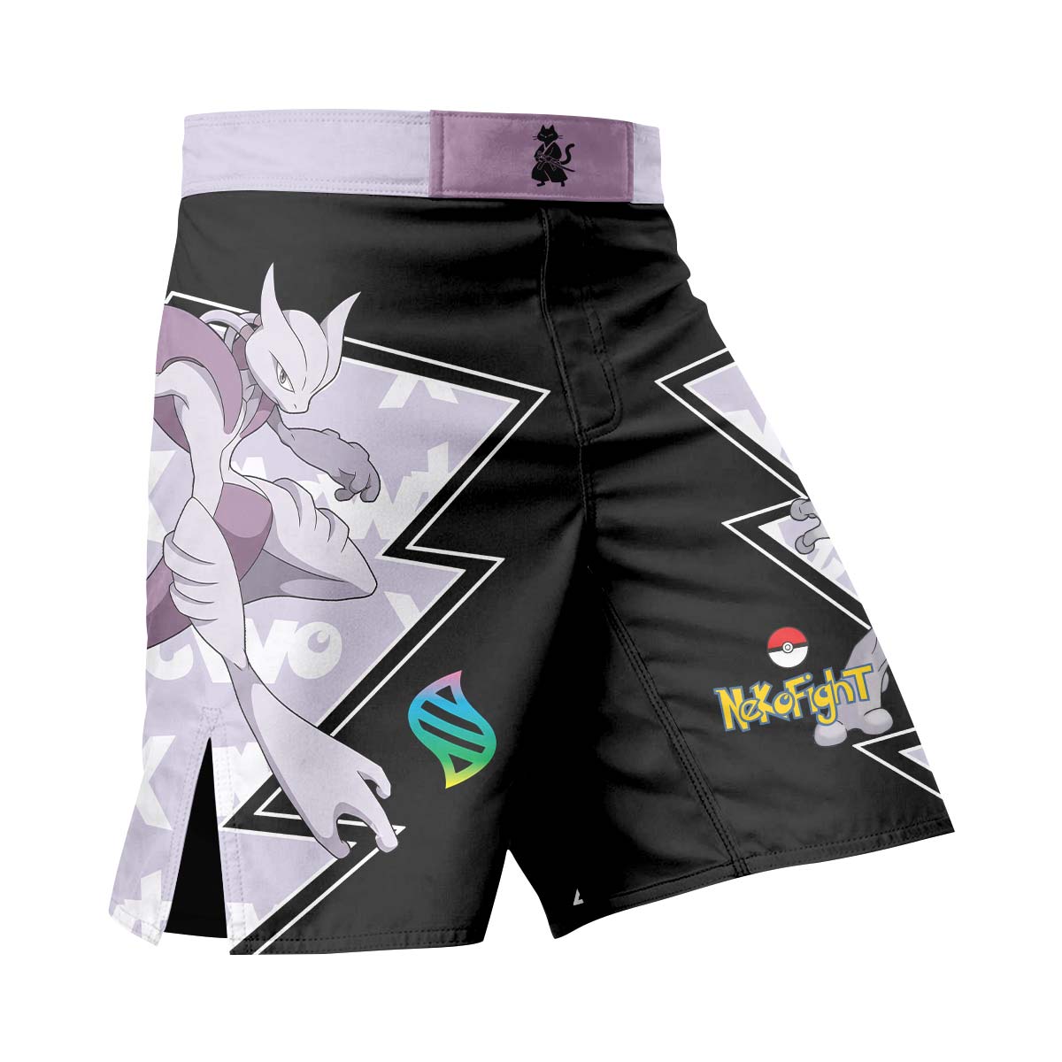 Pokemon Mega Mewtwo Fight Shorts