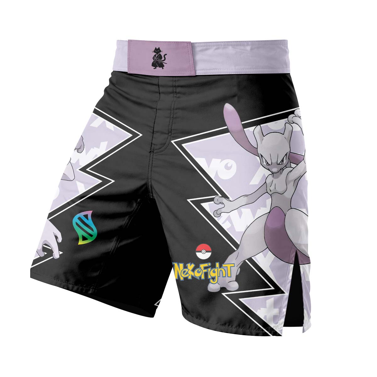 Pokemon Mega Mewtwo Fight Shorts