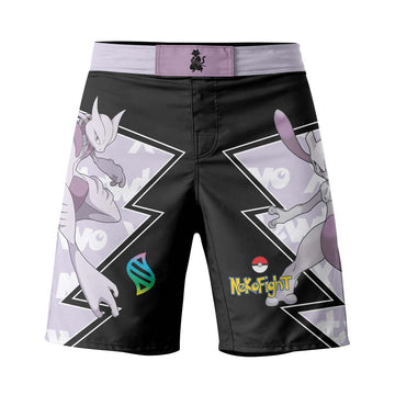 Pokemon Mega Mewtwo Fight Shorts