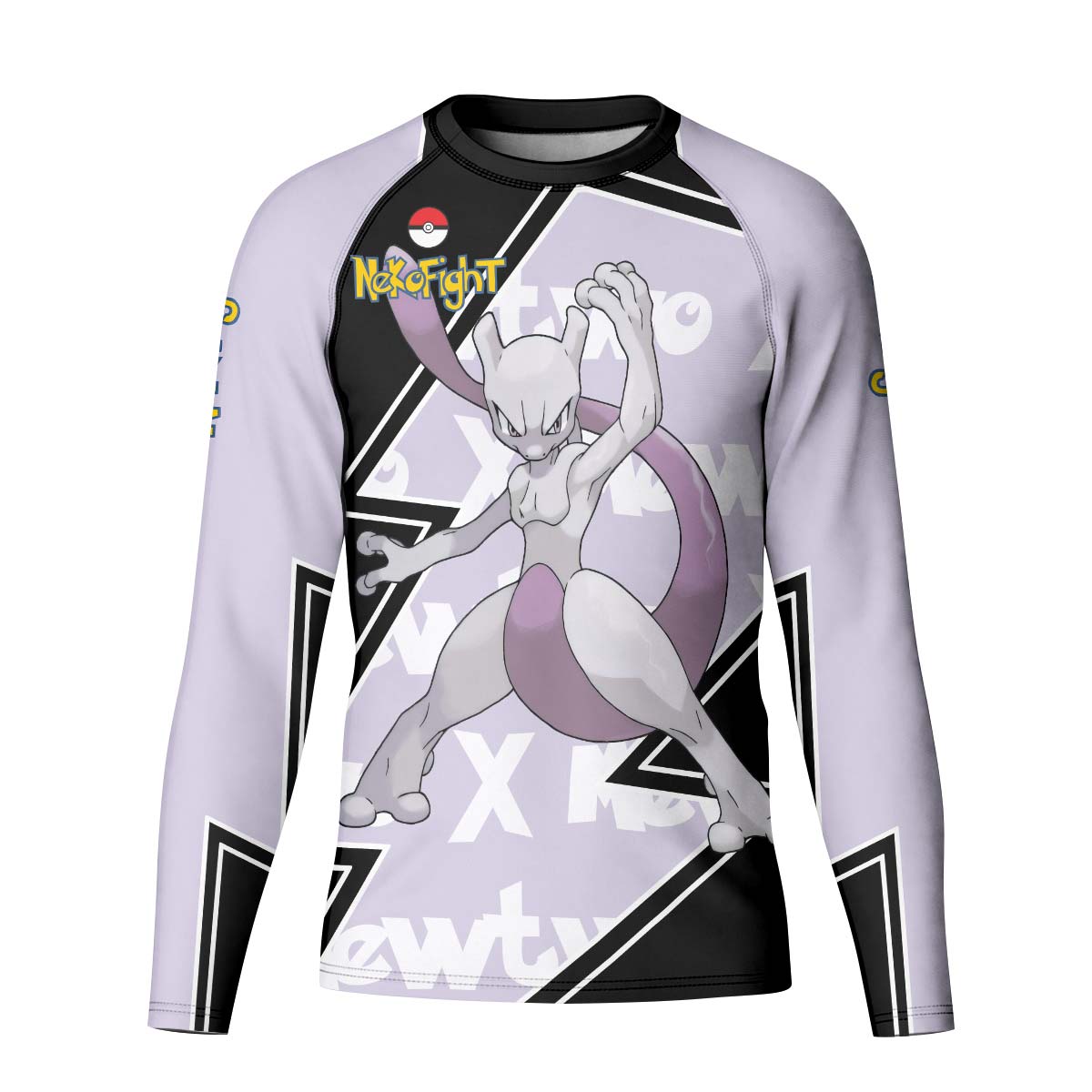 Pokemon Mega Mewtwo Kid Rash Guard