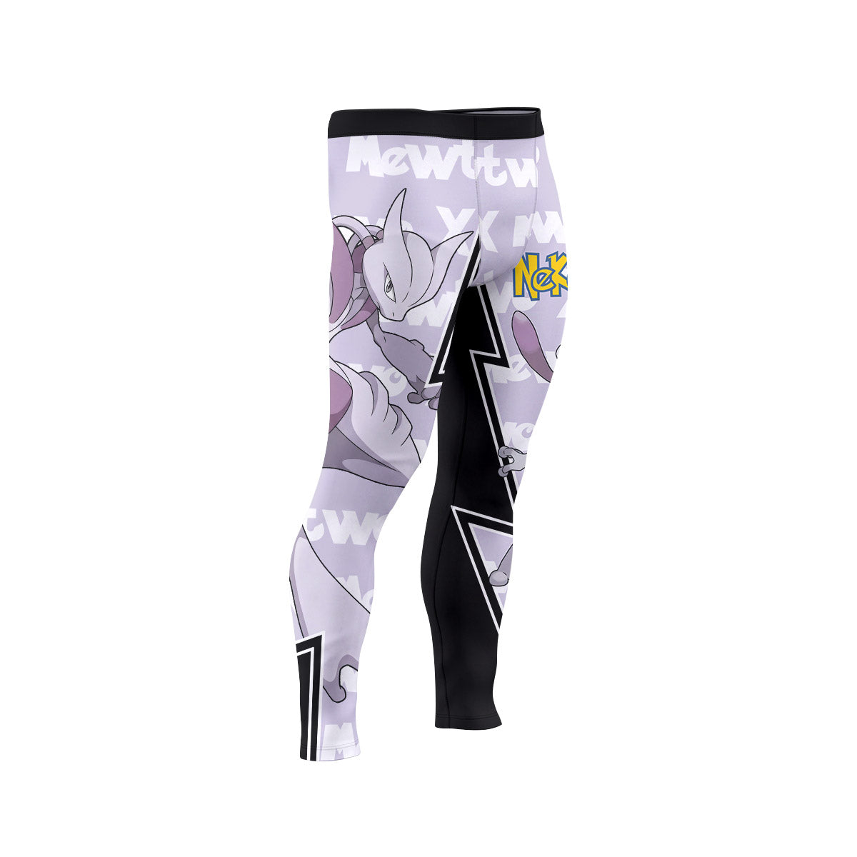  Pokemon Mega Mewtwo Men's Compression Leggings