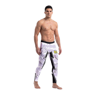  Pokemon Mega Mewtwo Men's Compression Leggings