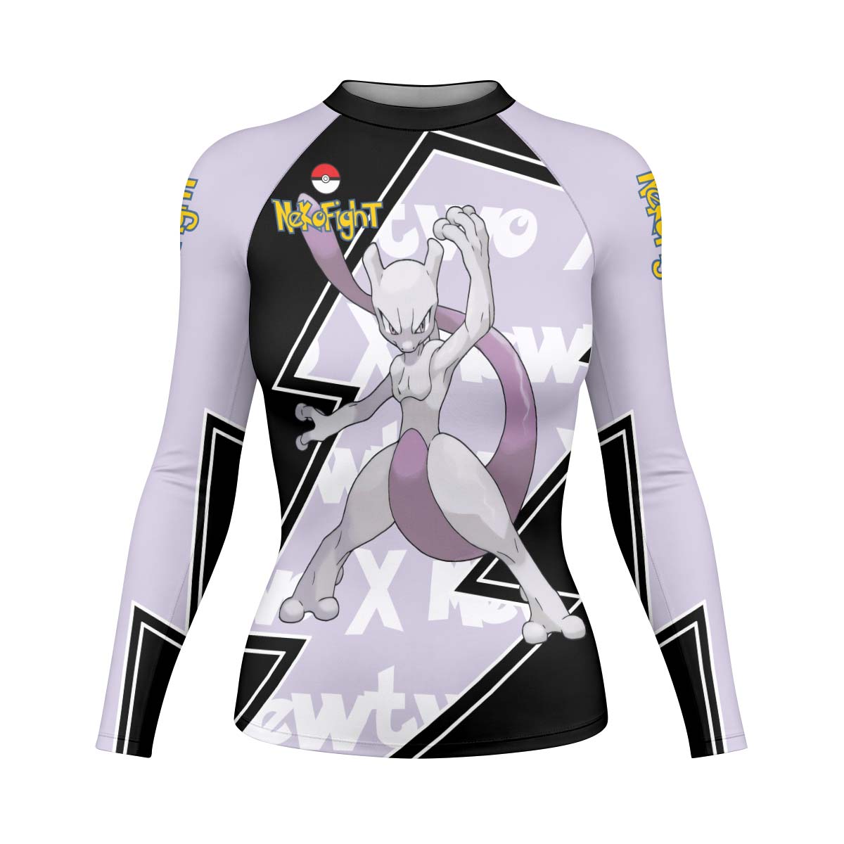 Pokemon Mega Mewtwo Rash Guard