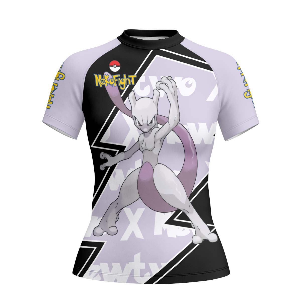 Pokemon Mega Mewtwo Rash Guard