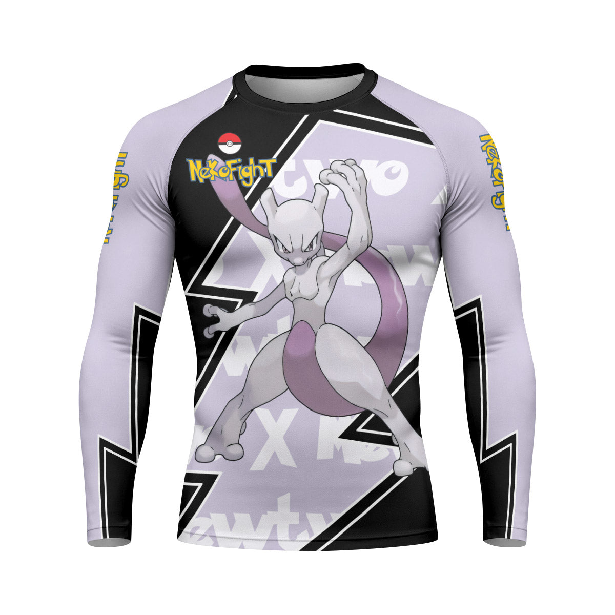 Pokemon Mega Mewtwo Rash Guard
