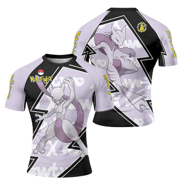 Pokemon Mega Mewtwo Rash Guard
