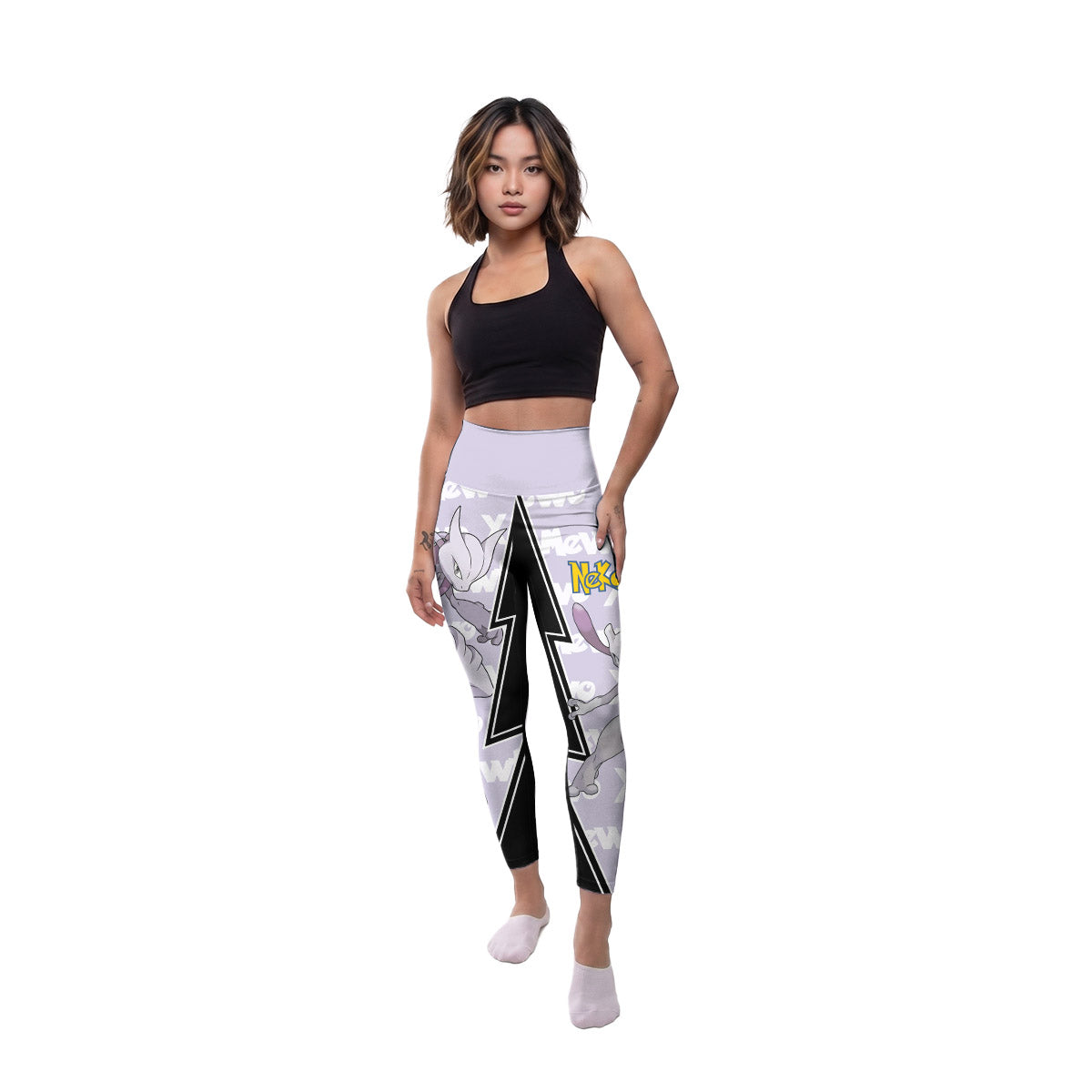  Pokemon Mega Mewtwo Women's Leggings