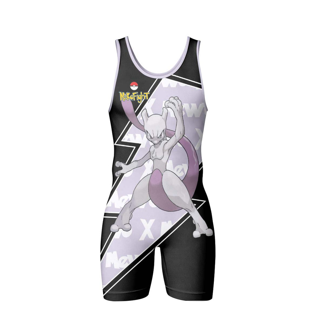 Pokemon Mega Mewtwo Wrestling Singlet