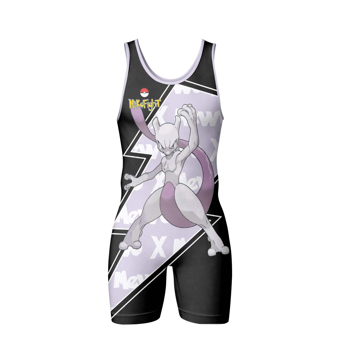 Pokemon Mega Mewtwo Wrestling Singlet