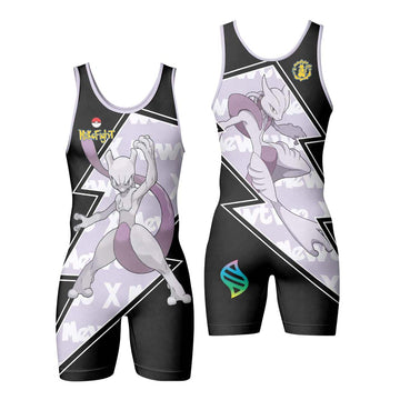 Pokemon Mega Mewtwo Wrestling Singlet