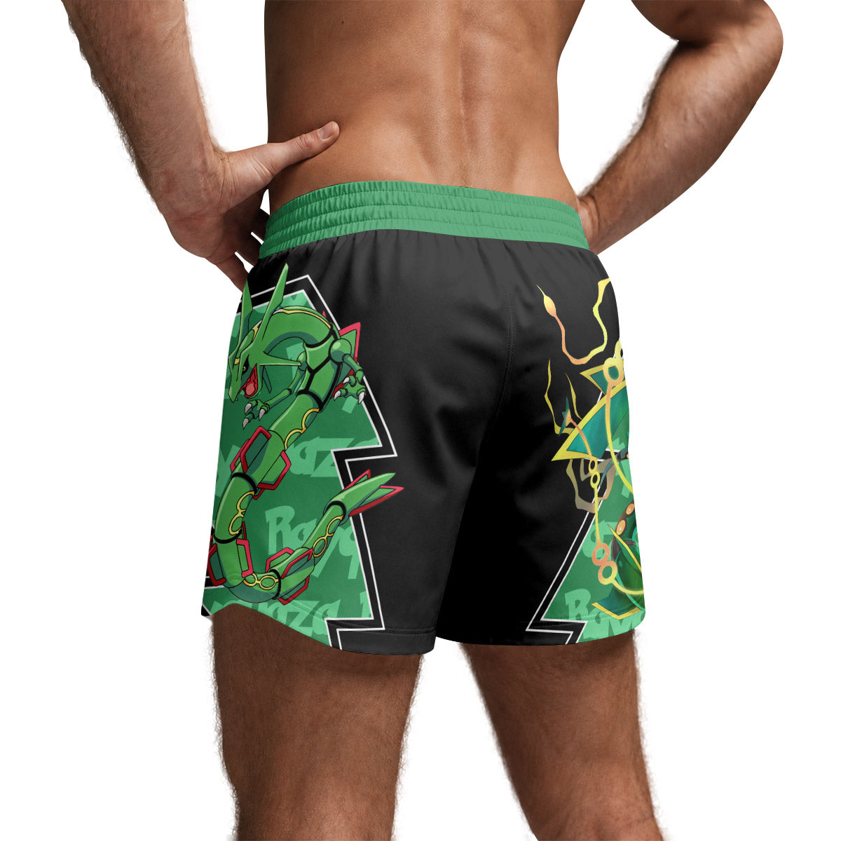 Pokemon Mega Rayquaza Grappling Shorts