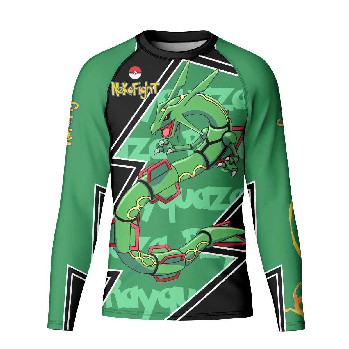 Pokemon Mega Rayquaza Kid Rash Guard