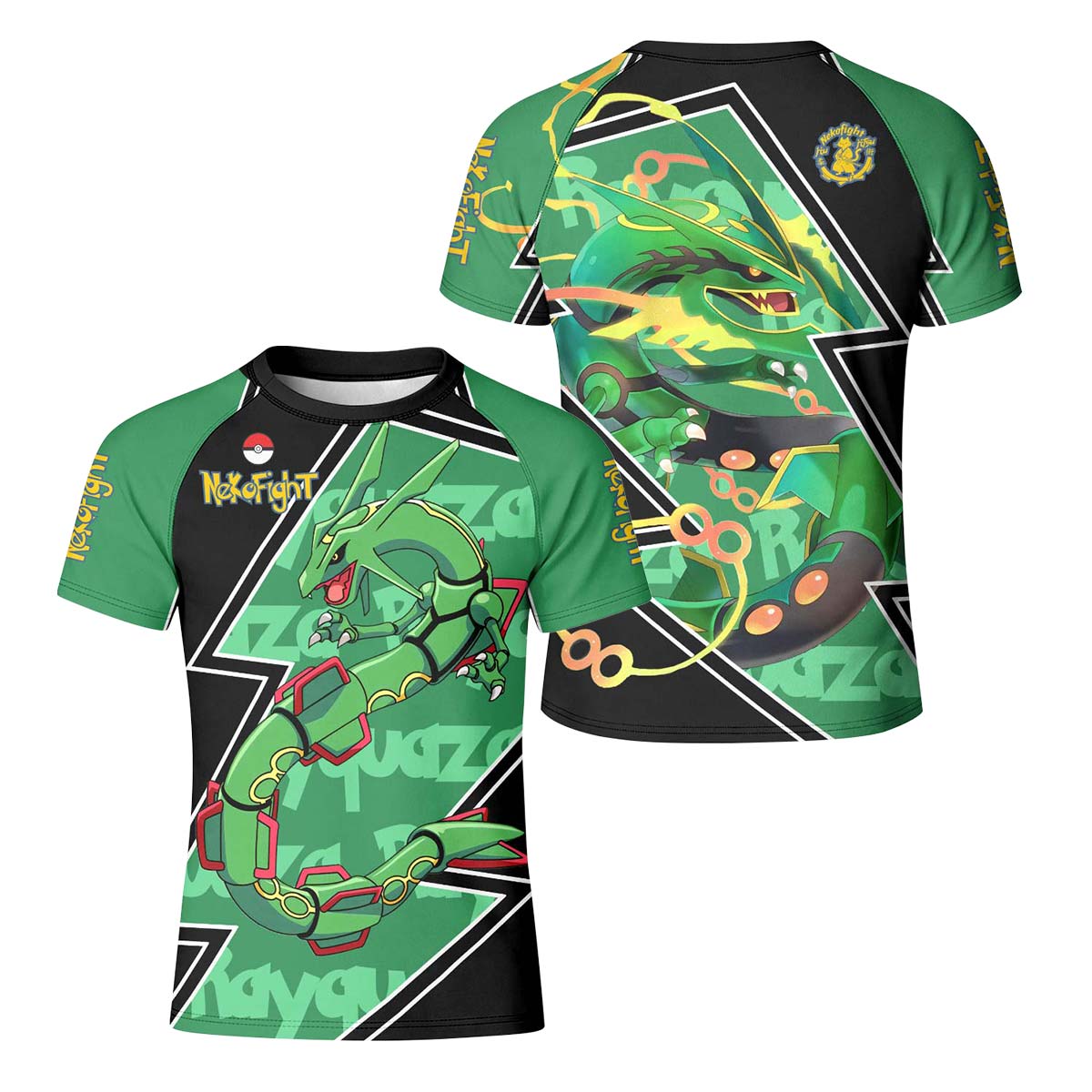 Pokemon Mega Rayquaza Kid Rash Guard