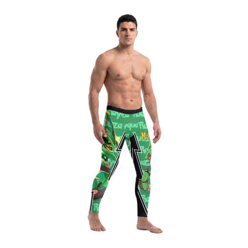  Pokemon Mega Rayquaza Men's Compression Leggings
