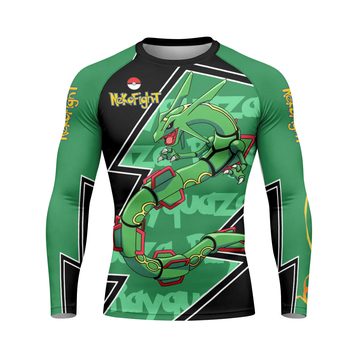 Pokemon Mega Rayquaza Rash Guard