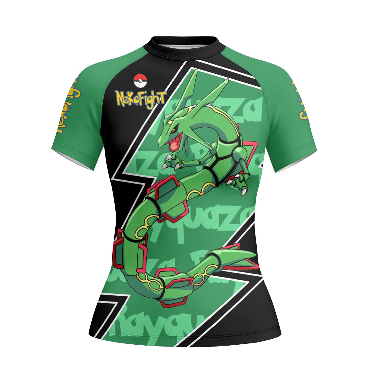 Pokemon Mega Rayquaza Rash Guard