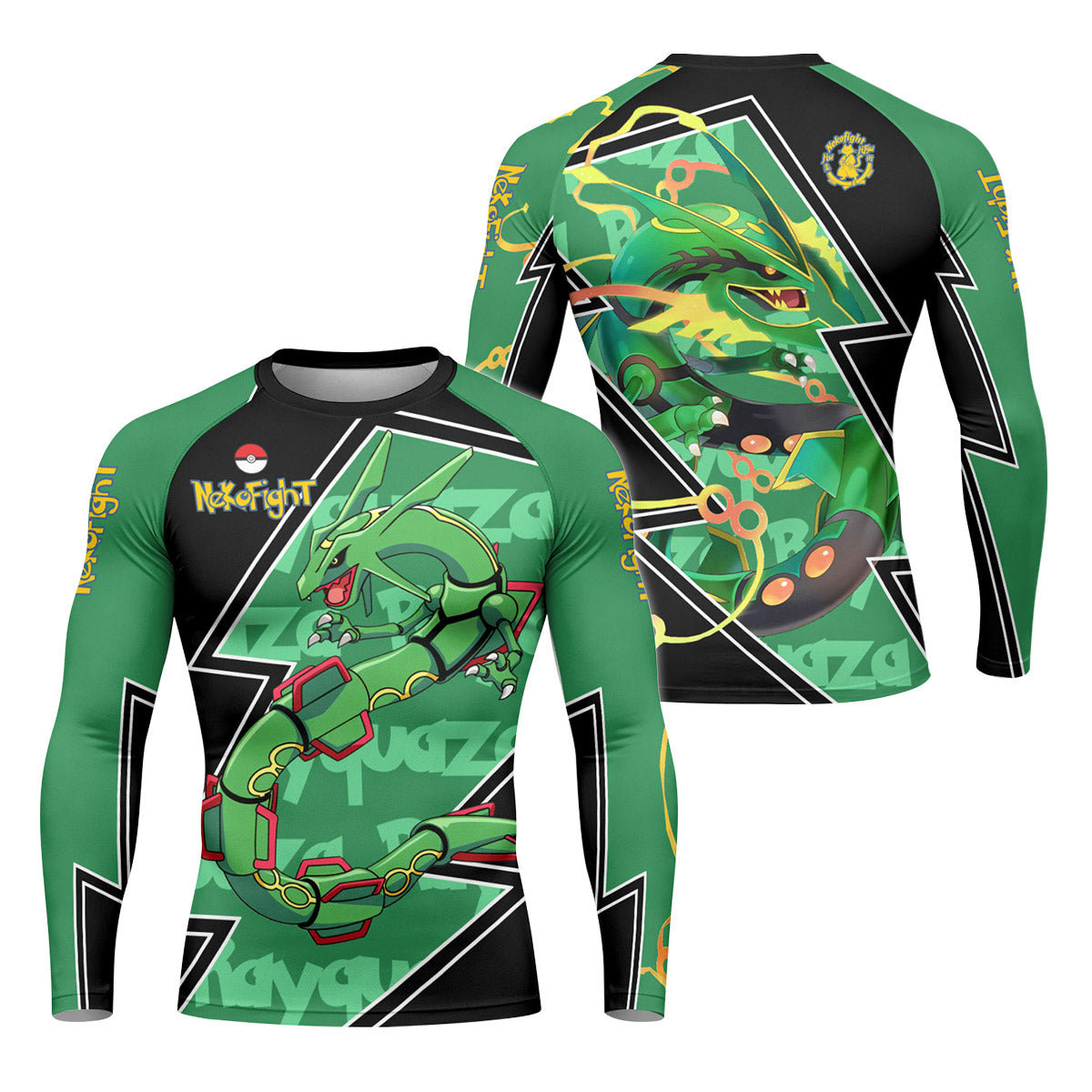 Pokemon Mega Rayquaza Rash Guard