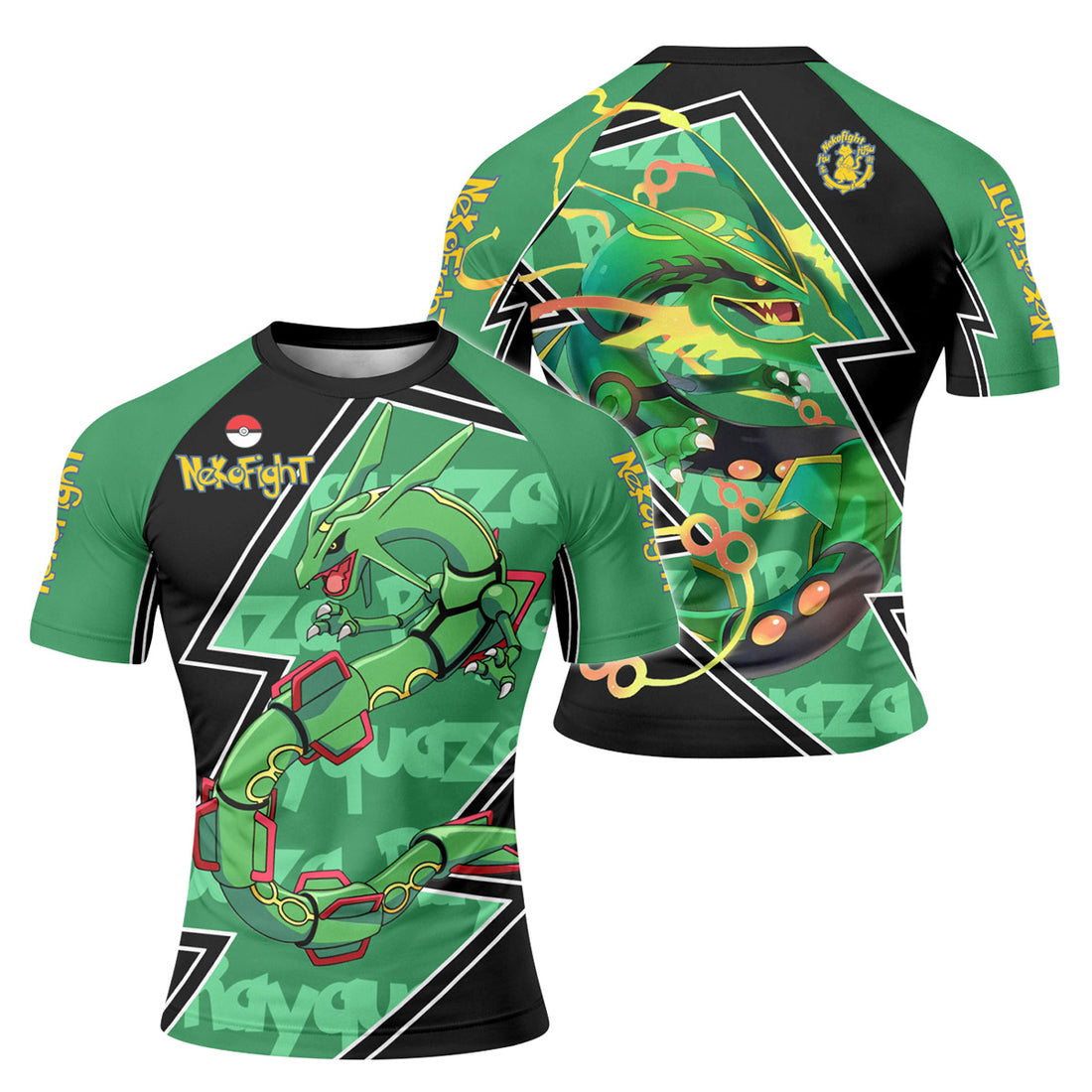 Pokemon Mega Rayquaza Rash Guard