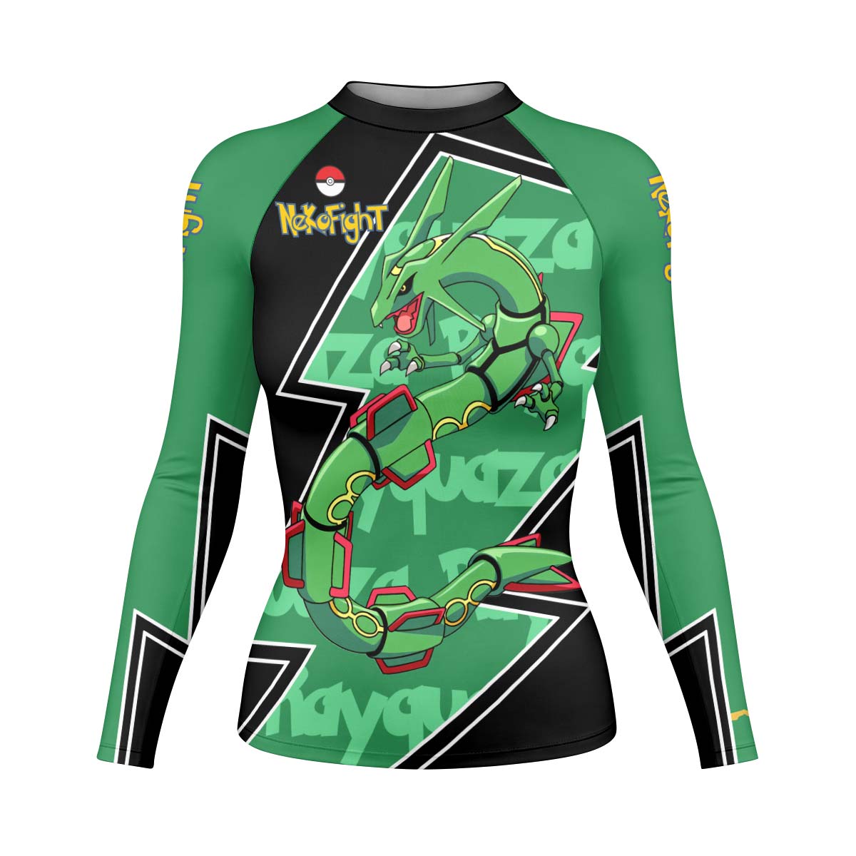 Pokemon Mega Rayquaza Rash Guard