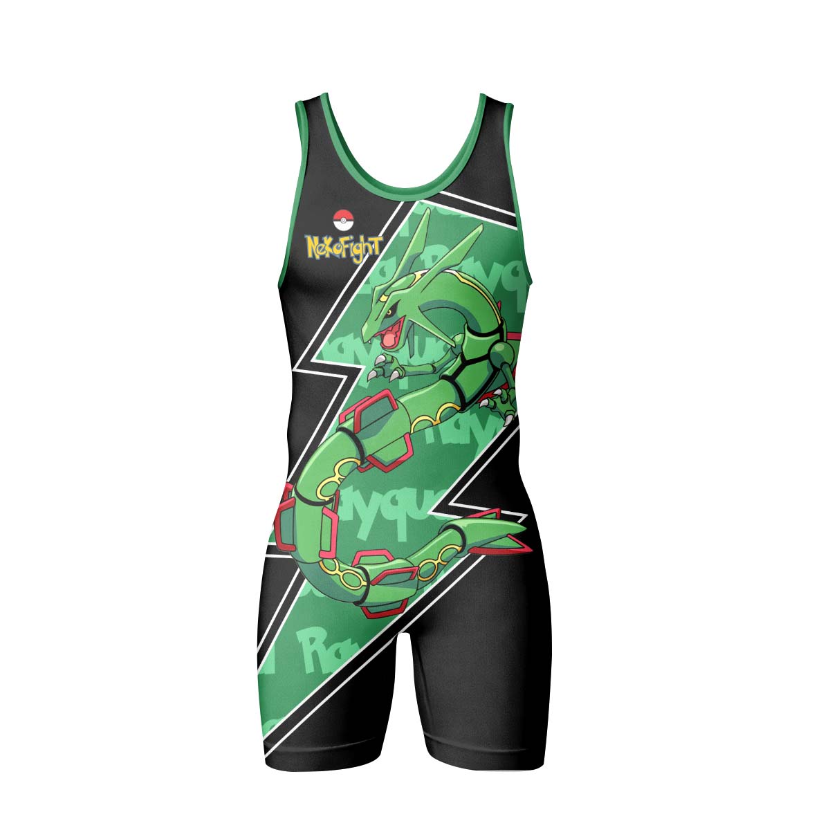 Pokemon Mega Rayquaza Wrestling Singlet
