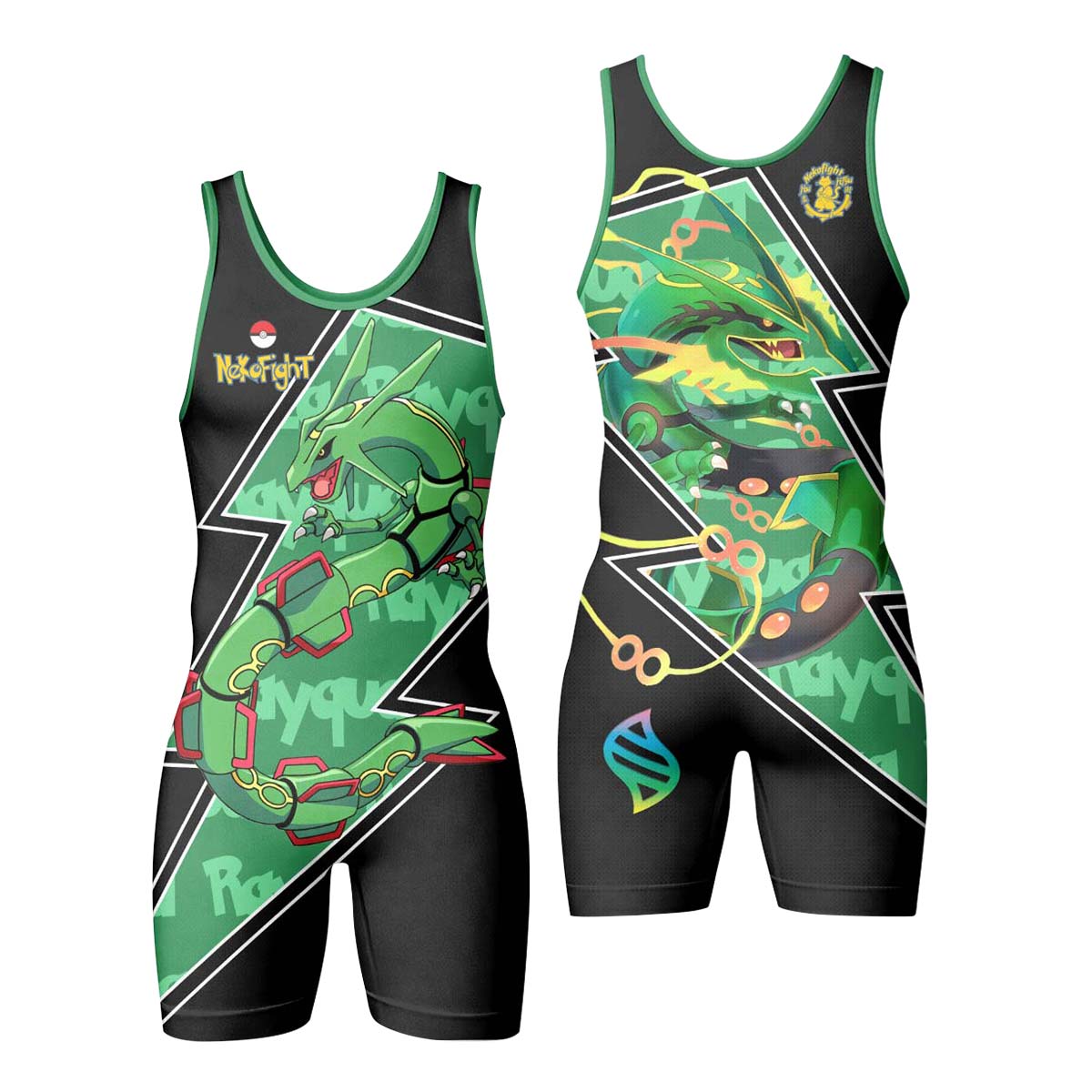Pokemon Mega Rayquaza Wrestling Singlet