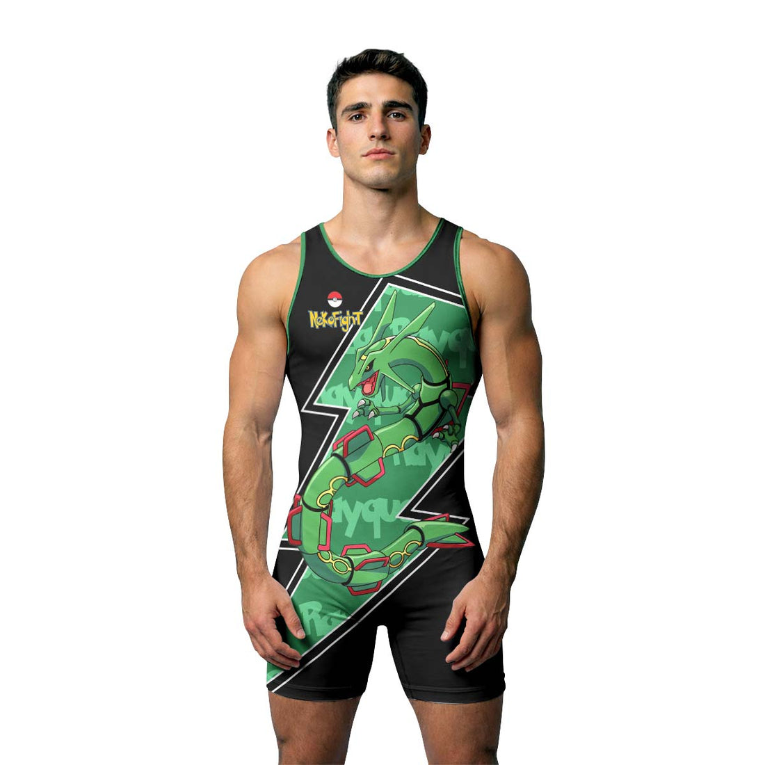 Pokemon Mega Rayquaza Wrestling Singlet