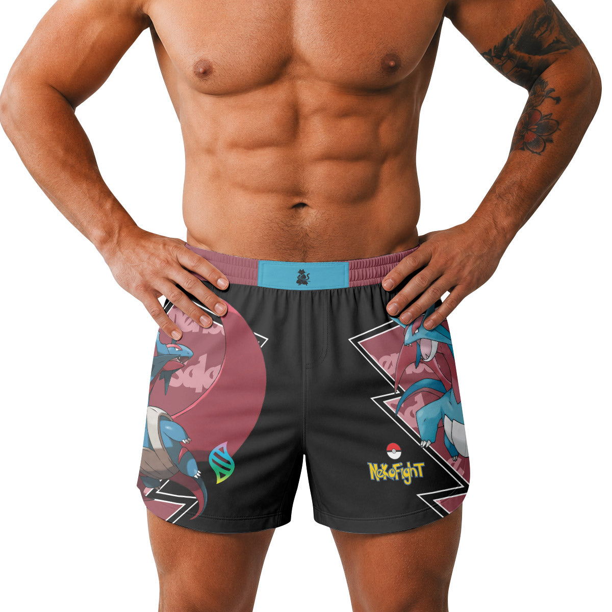 Pokemon Mega Salamence Grappling Shorts